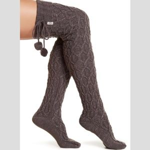 UGG Women's Sparkle Cable Knit Socks